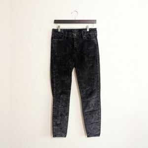 Lucky Brand Black Velour Jeans